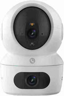 EZVIZ mobile app split-screen view showing live feeds from both lenses on EZVIZ H7c Dual camera