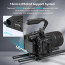 SmallRig 1674 Baseplate with Dual 15mm Rod Clamp – Strong camera support base that ensures stable rig setup and smooth accessory mounting for professional filming