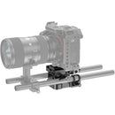 SmallRig 2092B Universal Bottom Mount Plate with 15mm Rod Support System – Strong and stable mounting base that enhances camera rig support and allows flexible accessory attachment for professional shooting setups