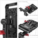SmallRig 2991 V Mount Battery Plate with Adjustable Arm – Provides secure battery mounting, flexible positioning, and reliable power support for professional video production