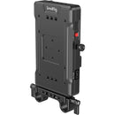 SmallRig 3203 V-Mount Battery Adapter Plate with Dual 15mm Rod Clamp – Reliable power mounting solution for cameras, ensuring stable battery attachment and efficient setup for professional filming
