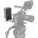 SmallRig 3203 V-Mount Battery Adapter Plate with Dual 15mm Rod Clamp – Reliable power mounting solution for cameras, ensuring stable battery attachment and efficient setup for professional filming