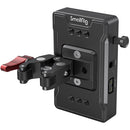SmallRig 3497 V Mount Battery Adapter Plate (Basic Version) with Super Clamp Mount – Reliable power mounting solution for secure battery attachment and stable camera rig setups