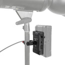 SmallRig 3497 V Mount Battery Adapter Plate (Basic Version) with Super Clamp Mount – Reliable power mounting solution for secure battery attachment and stable camera rig setups