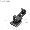 SmallRig 4611 Metal Phone Holder with Arca-Swiss Support – Durable phone mounting accessory that provides stable support and secure positioning for professional mobile photography and videography