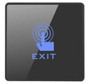 NT no touch exit sensor mounted on modern access control office door