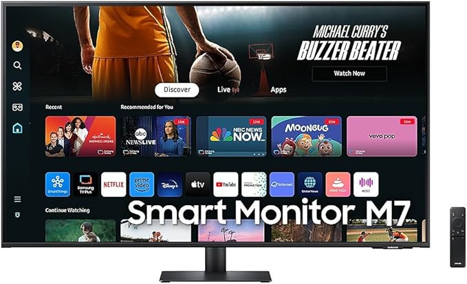Samsung Smart Monitor M7 43" UHD 4K (LS43DM702UMXUE)