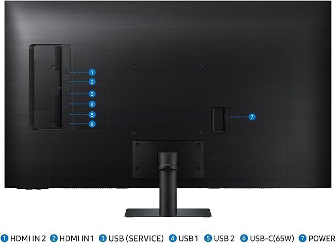 Samsung Smart Monitor M7 43" UHD 4K (LS43DM702UMXUE) 