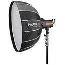 Phottix Raja 65cm quick-folding softbox mounted on a studio light stand at Digital Store Nairobi Kenya