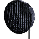 Phottix Raja 65cm softbox equipped with fabric honeycomb grid for precise light control in Nairobi