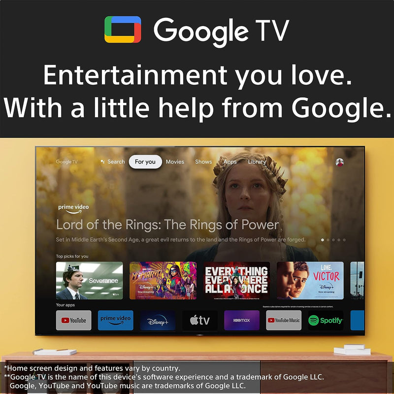 Sony Bravia 65 Inches XR Series Class A80L 4K Ultra HD Smart OLED Google TV (XR-65A80L)