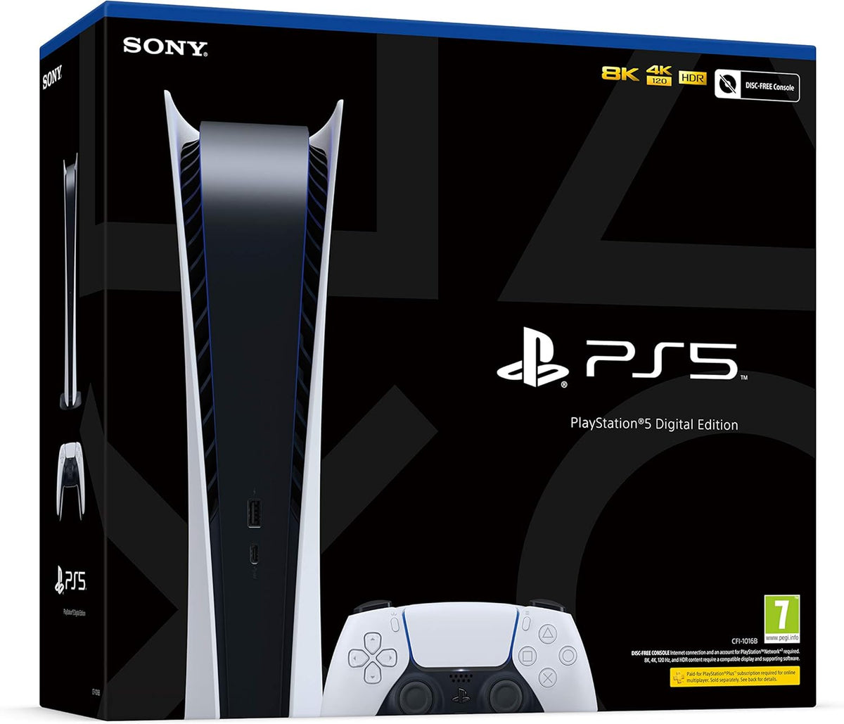 Sony PlayStation (PS5) Digital Edition Console1