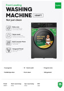 Syinix V8WMFT 8kg Front Load Washing Machine – A reliable laundry solution that delivers efficient, thorough cleaning while saving time and water for everyday household use