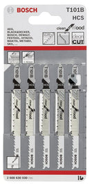 Bosch T 101 B Clean for Wood Jigsaw Blade (5pcs) (2608630030)
