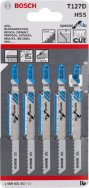 Bosch T 127 D Professional Jigsaw Blades Special for Aluminium (5 Pcs) (2608631017)