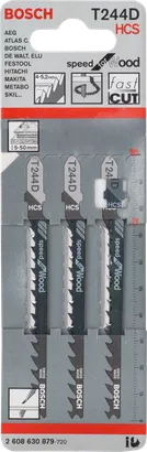 Bosch T 244 D Speed for Wood Jigsaw Blades (2608630058)