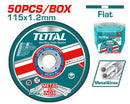 Total TAC22111550 Abrasive Metal Cutting Disc Set 50pcs