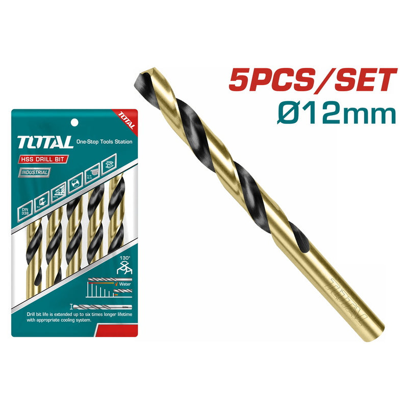 Total TAC101203 HSS Drill Bit 12mm