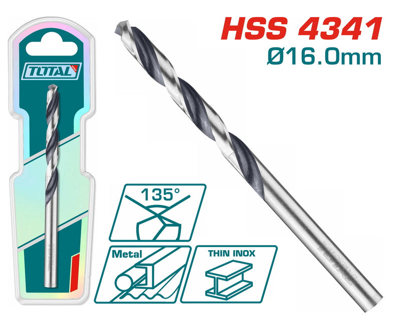Total TAC101603 HSS Drill Bit 16mm