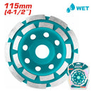 Total TAC2421151 Diamond Cup Wheels Double Row Segmented 115mm Diameter