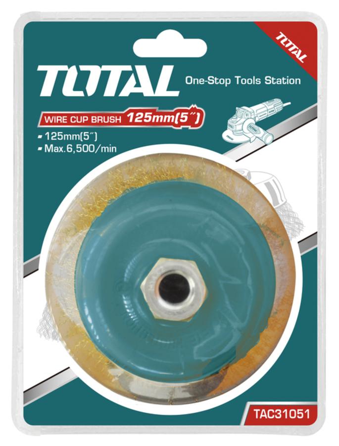 Total TAC31031 Wire Cup Brush 75mm