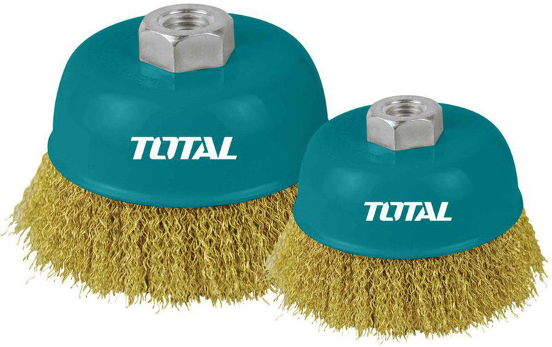 Total TAC31041 Wire Cup Brush 100mm