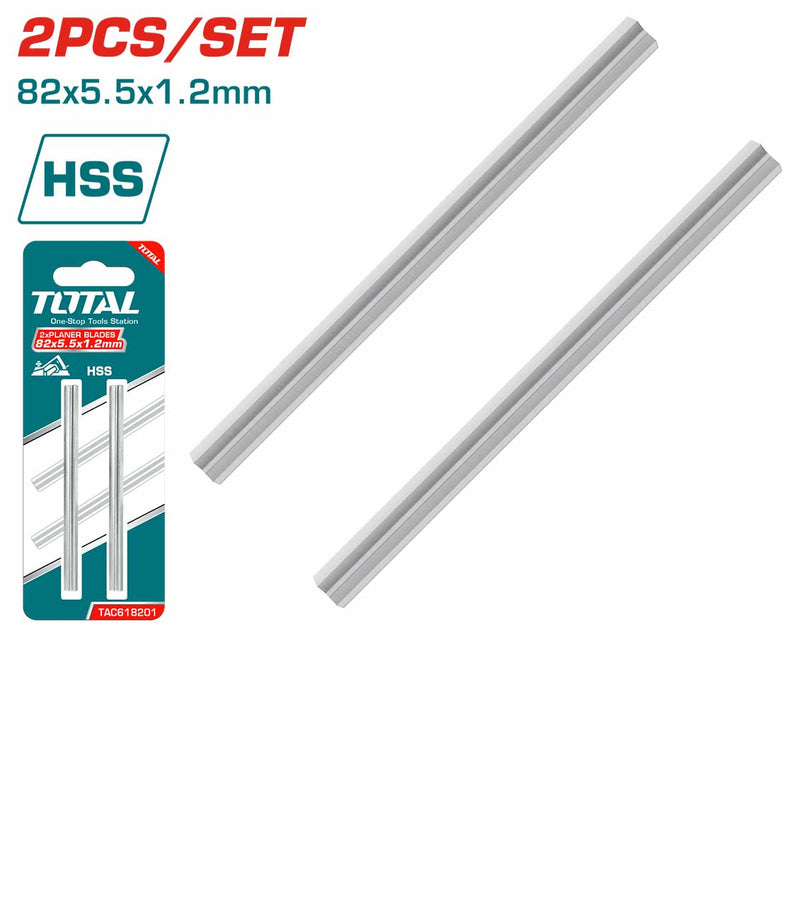 Total TAC618201 Planer blade 82X5.5X1.2mm, HSS
