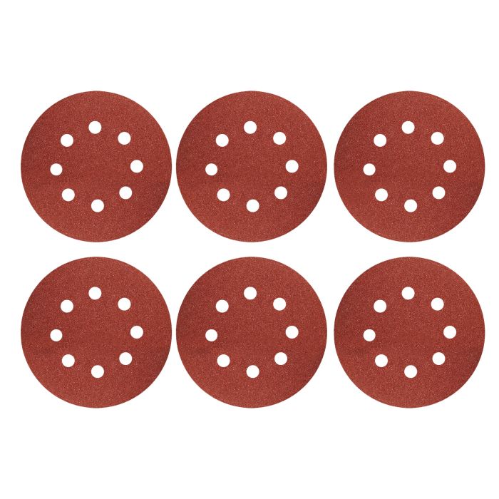 Total TAC732251 Sanding Sheet for Random Orbital Sander 6pcs