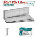 Total TAC918201 20mm 5000pcs Brad Nails – Heavy Duty Precision Fasteners for Woodworking & Carpentry