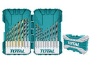 Total TACSDL11601 16PCS Metal, Concrete and Wood Drill Bits Set
