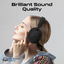 Promate TAKT High-Fidelity Over-Ear Wireless Headphones – Premium Noise-Cancelling Bluetooth Headphones for Music, Gaming, Calls, Travel, and Professional Use