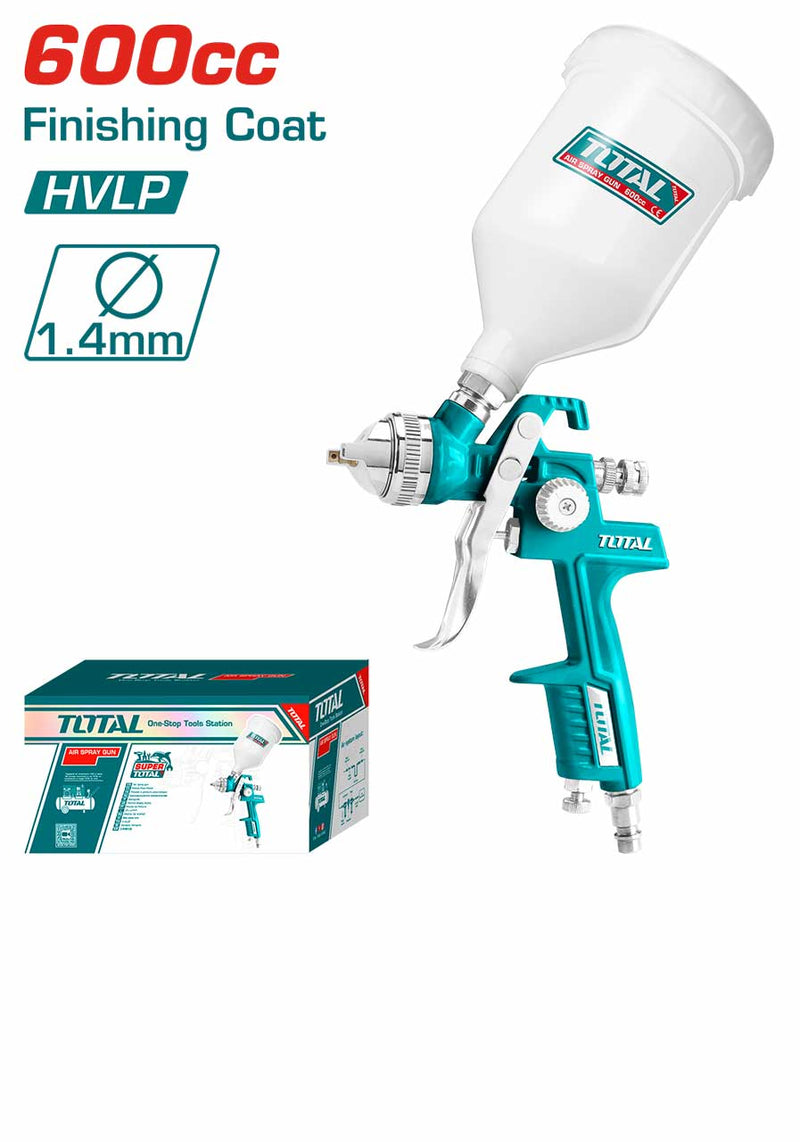 Total TAT10601 HVLP Air spray gun 600CC