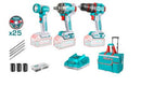 Total TCKLI20592 5-Piece Cordless Industrial Combo Kit – Heavy Duty Power Tools for Professional & DIY Use