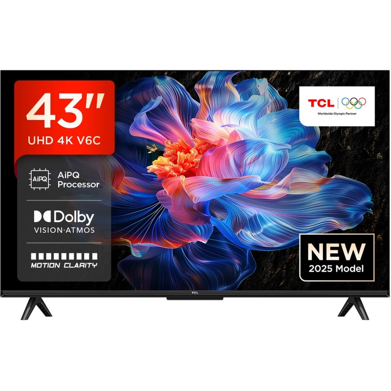 TCL 43V6C 43" 4K Smart Google TV 