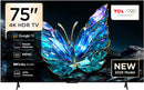 TCL 75V6C 75-Inch 4K UHD Smart Google TV