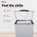 TCL F411CFSL 411L  Chest Freezer – Energy Efficient Deep Freezer with Large Storage Capacity & Reliable Cooling Performance