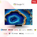 TCL 55C755 55-Inch QD Mini LED 4K Smart TV with HDR10+, Dolby Vision, 144Hz, Bluetooth &1300 Nits Brightness
