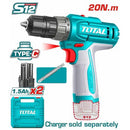 Total TDLI12206 12V Cordless Drill Driver – Rechargeable Lithium-Ion Power Tool for Drilling & Screw Driving