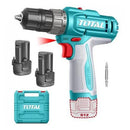 Total TDLI12206 12V Cordless Drill Driver – Rechargeable Lithium-Ion Power Tool for Drilling & Screw Driving