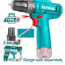 Total TDLI12456 Cordless Drill – 12V Powerful Rechargeable Electric Drill for Wood, Metal & DIY Projects