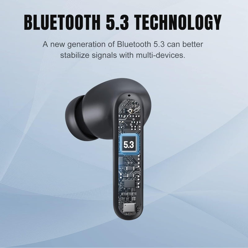 Tecno Sonic 1 ENC Noise Cancellation, Immersive Sound Wireless Earbuds