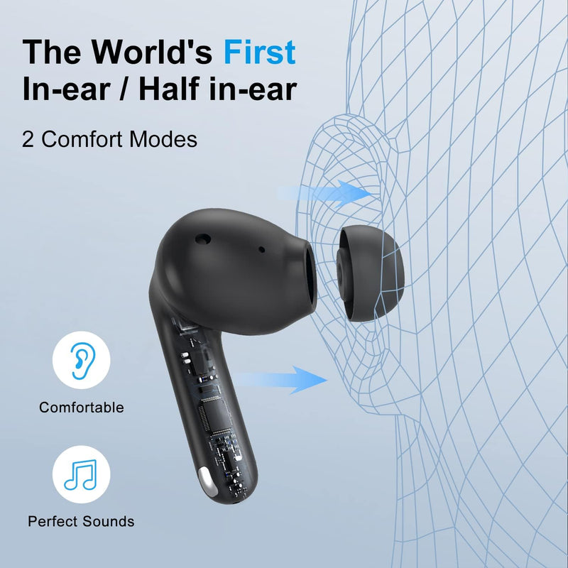 Tecno Sonic 1 ENC Noise Cancellation, Immersive Sound Wireless Earbuds