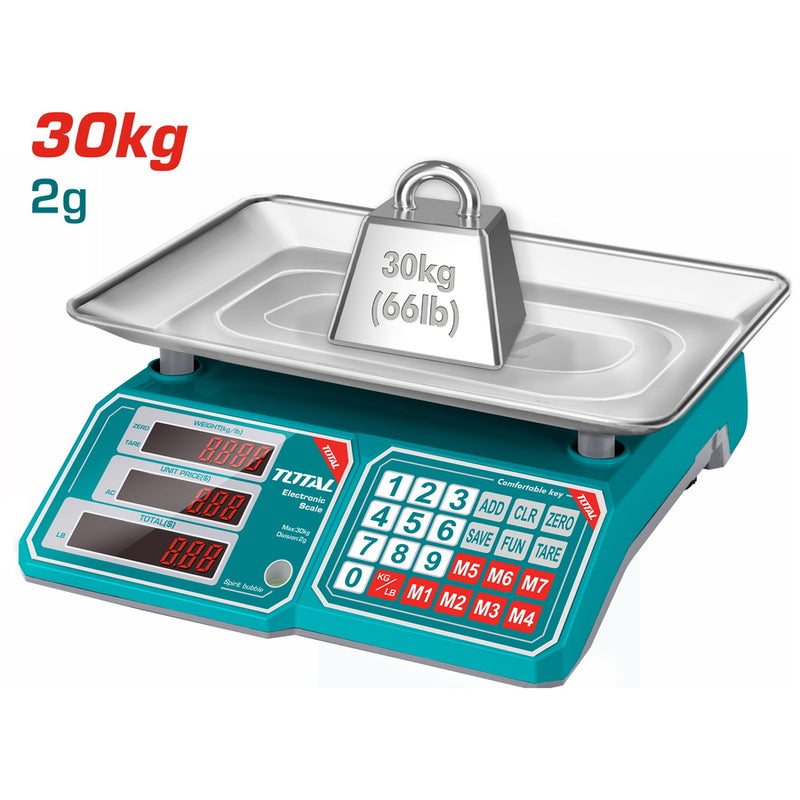 Total TESA3301 Electronic Scale 30kg