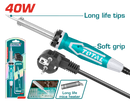 Total TET1406 40W Electric Soldering Iron – High-Power Quick-Heat Soldering Tool for Electronics, DIY, and Professional Projects