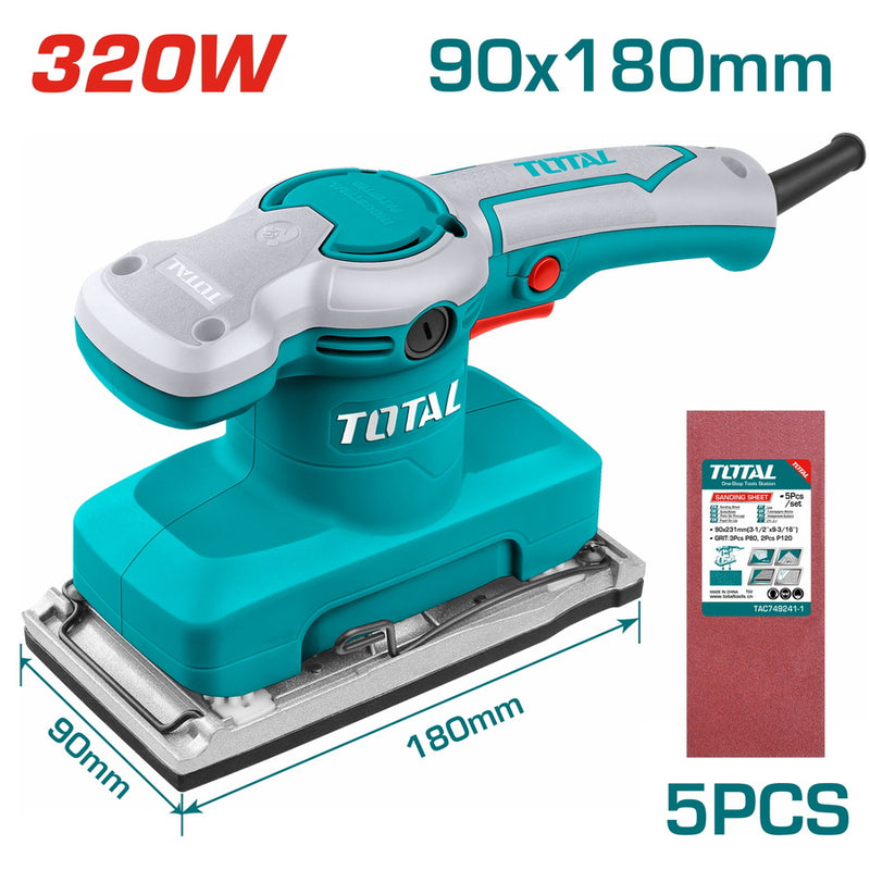 Total TF1301826 Finishing Sander 320W