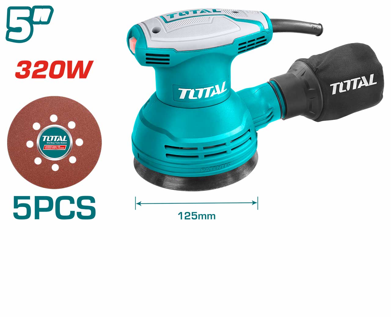 Total TF2031256 320W Rotary Sander | Digital Store | Nairobi, Kenya