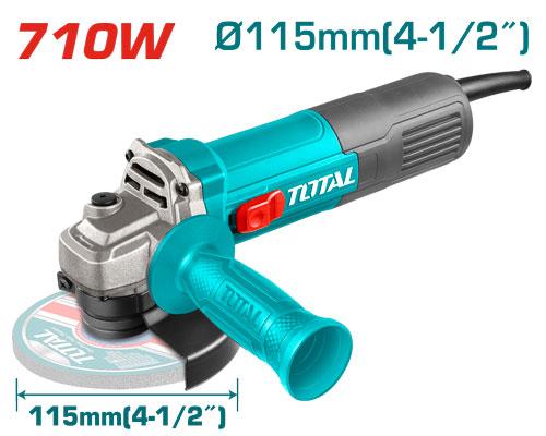 Total 710W Angle grinder - TG10711576-8. 
