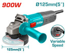 Total TG10912556 900W Angle Grinder