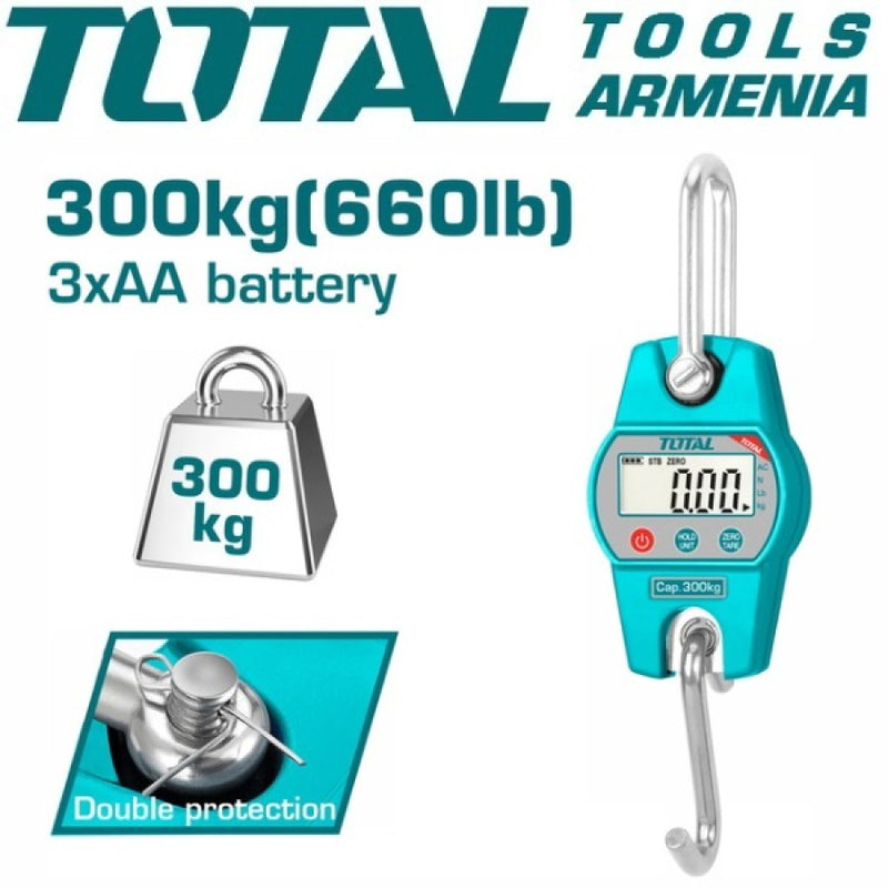 Total THESA63001 Crane Scale 300kg