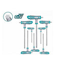 Total THHW80836 8-Piece T-Handle Torx Wrench Set – 2 Sets Heavy Duty Hand Tools for Automotive & Mechanical Use